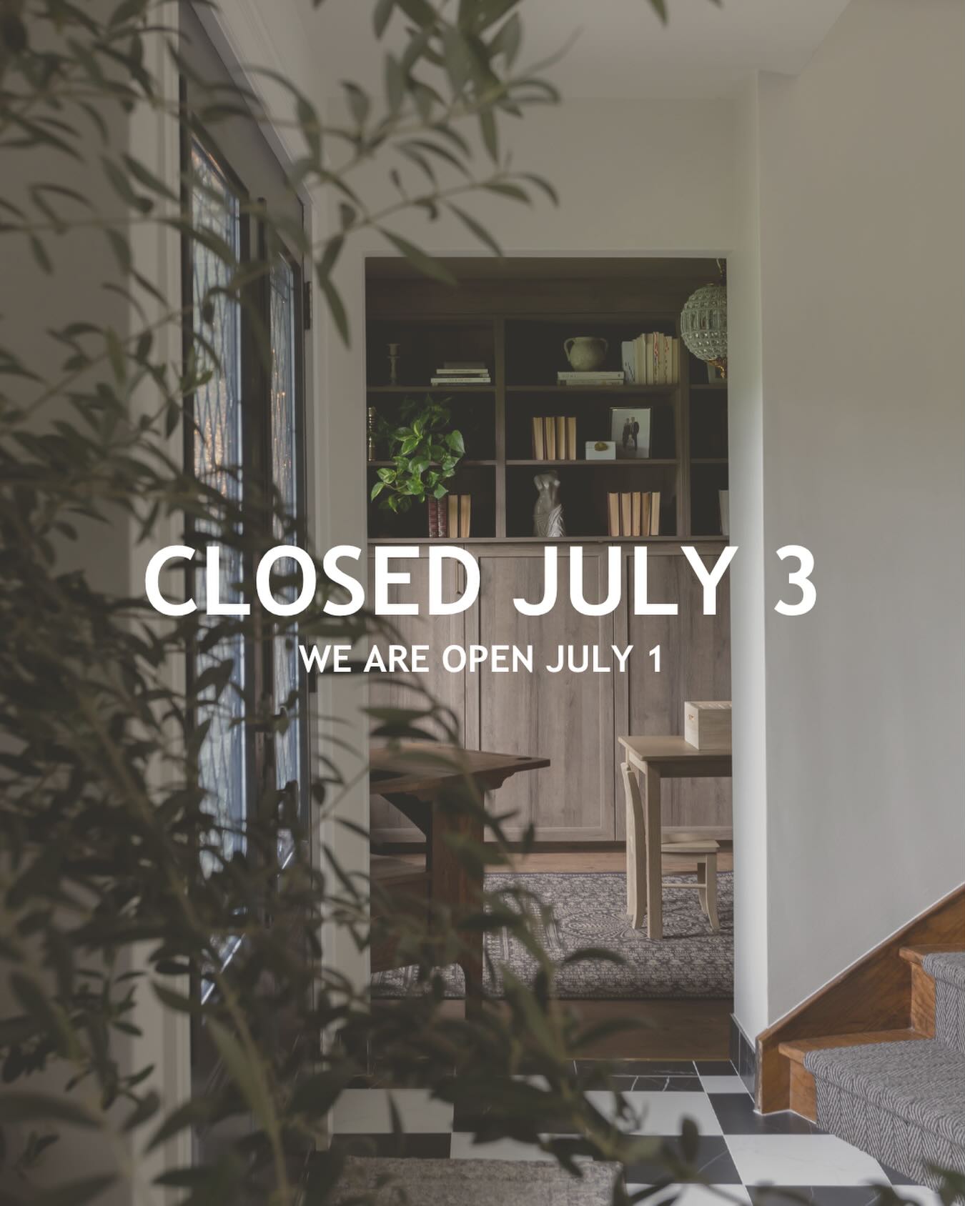 We will be open normal hours, 8:00am-4:30pm on Wednesday July 1st. Our team will be off July 3rd for a long weekend! Happy Canada Day 🇨🇦