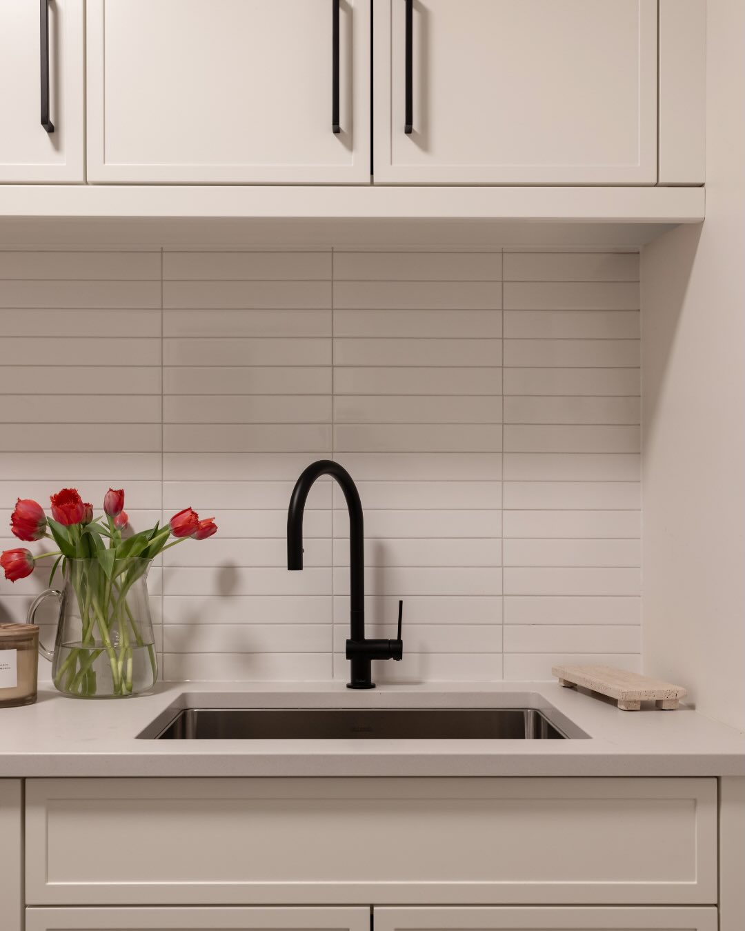 The laundry has to get done one way or another - why not do it in a beautiful space ✨

#customcabinets #homeinspiration #cabinetry #southwesternontario #laundryroom